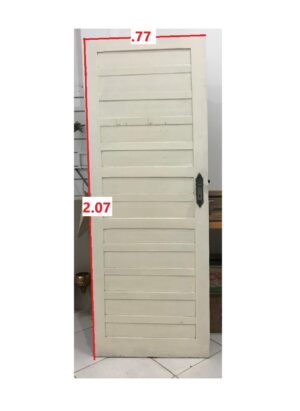 Porta Maciça em Madeira de Lei Angelim Branca