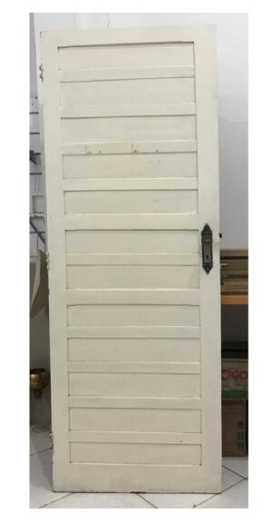 Porta Maciça em Madeira de Lei Angelim Branca